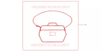 BORSA INTERNA TOP BOX 35LT  per Honda 125 VARADERO 2011