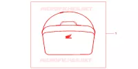 BORSA INT.TOP CASE  per Honda 125 VARADERO 2011