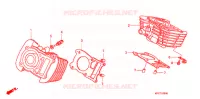 CILINDRO  per Honda 125 VARADERO 2011