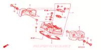 COPERTURA TESTA CILINDRO   POSTERIORE  per Honda 125 VARADERO 2011