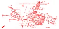 TESTA CILINDRO ANTERIORE  per Honda 125 VARADERO 2011