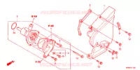 COPERTURA POST. S./POMPA ACQUA  per Honda CB 400 SUPER FOUR TYPE II 2011