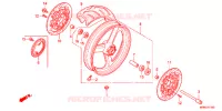RUOTA ANTERIORE  per Honda CB 400 SUPER FOUR TYPE II 2011