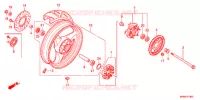 RUOTA POSTERIORE  per Honda CB 400 SUPER FOUR TYPE II 2011