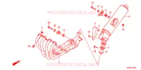 SMORZATORE SCARICO   per Honda CB 400 SUPER FOUR TYPE II 2011