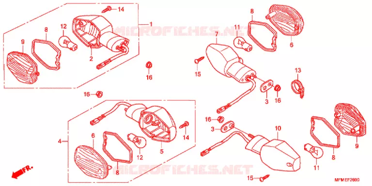 FRECCIA   Honda MOTO 400 CB 2011  CB400C