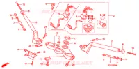 CONDOTTO MANIGLIA/PONTE SOPRA   per Honda CBR 125 2007