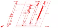 FORCELLA ANTERIORE  per Honda CBR 125 2007