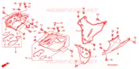 RIPARO SOTTO (CBR125RW7/RW9/RWA) per Honda CBR 125 2007