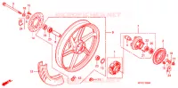 RUOTA POSTERIORE  per Honda CBR 125 2007