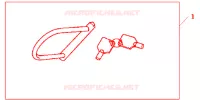 U LOCK  per Honda CBR 125 2007