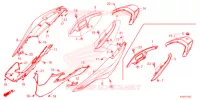 CARENE POSTERIORE per Honda FORZA 125 TOP BOX 2021