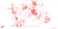 CORPO FARFALLATO per Honda FORZA 125 TOP BOX 2021