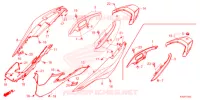 CARENE POSTERIORE per Honda FORZA 125 2021
