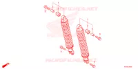 CUSCINO POSTERIORE   per Honda FORZA 125 2021