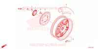 RUOTA POSTERIORE  per Honda FORZA 125 2021