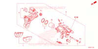 CALIBRO FRENO POSTERIORE   per Honda CB 125 R 2022