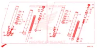 FORCELLA ANTERIORE  per Honda CB 125 R 2022