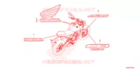 MARCHIO  per Honda CB 125 R 2022