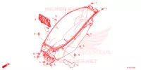 SCATOLA BAGAGLI  per Honda PCX 125 CBS 2021
