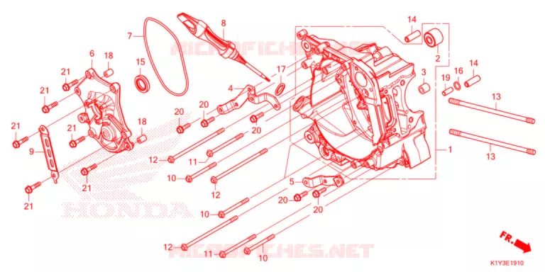 CASSA MANOVELLA DESTRA  Honda SCOOTER 125 PCX 2021  WW125M