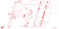 FORCELLA ANTERIORE  per Honda CBF 125 2021