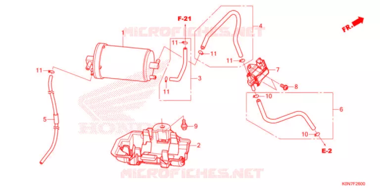 CANISTRO   Honda MOTO 125 CBF 2021  CBF125MM