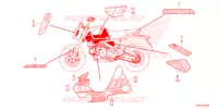 MARCHIO/STRISCIA  per Honda MSX 125 ABS 2021