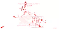 PEDALE   per Honda MSX 125 ABS 2021