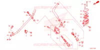 POMPA FRENO POSTERIORE per Honda MSX 125 ABS 2021
