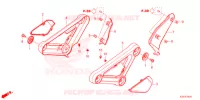 COPERTURA LATO  per Honda MSX 125 ABS 2021