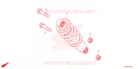 CUSCINO POSTERIORE   per Honda MSX 125 2021