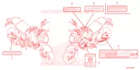 ETICHETTA CAUZIONE  (CA,LO,2KO,KO) per Honda MSX 125 2021