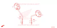 SPECCHIETTO   per Honda MSX 125 2021