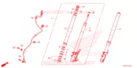 FORCELLA ANTERIORE  per Honda MSX GROM 125 2021