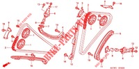 CATENA CAMMA/TENSIONE   per Honda VFR 800 VTEC ABS WHITE 2011