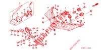 LUCE COMBINAZIONE POST.  per Honda VFR 800 VTEC ABS BLANCHE 2012