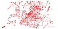 TESTATA  (ARRIERE) per Honda VFR 800 VTEC ABS BLANCHE 2012