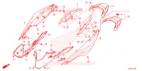 CARENE POSTERIORE per Honda FORZA 350 2021