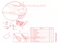     KIT,TOP BOX *R 384M* per Honda SH 350 TOP BOX 2021