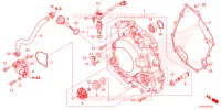 COPERTURA CASSA MANOVELLA/POMPA ACQUA  per Honda SH 350 TOP BOX 2021