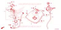 SERBATOIO COMBUSTIBILE  per Honda SH 350 TOP BOX 2021