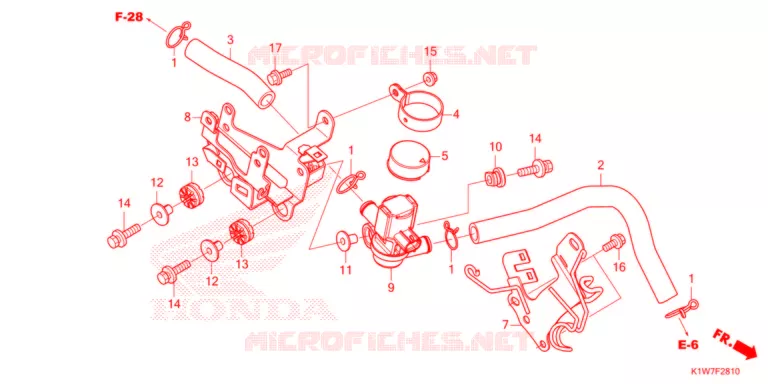 ELETTROVALVOLA INIEZIONE ARIA Honda SCOOTER 350 SH 2021  SH350AM_2ED