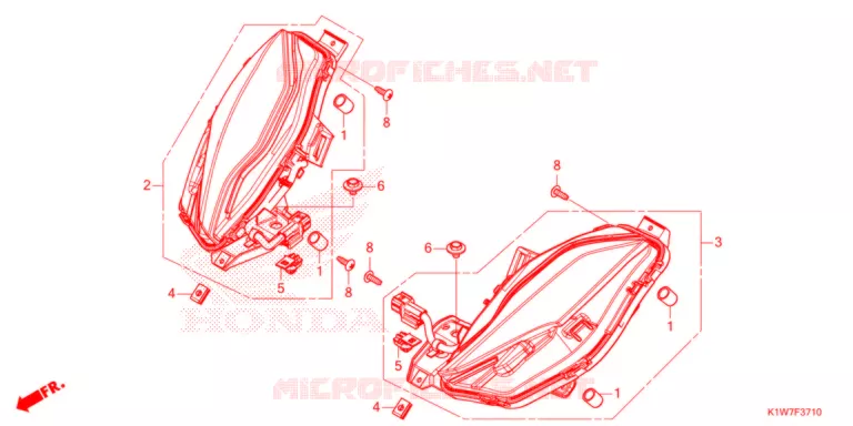 FRECCIA ANTERIORE  Honda SCOOTER 350 SH 2021  SH350AM_2ED