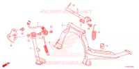 PIEDE D'APPOGGIO  per Honda SH 350 2021