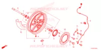 RUOTA ANTERIORE  per Honda SH 350 2021