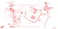 SERBATOIO COMBUSTIBILE  per Honda SH 350 2021