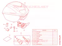     KIT,TOP BOX *R 384M* per Honda SH 350 SPORTY 2ED 2022