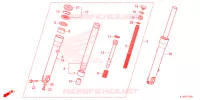 FORCELLA ANTERIORE  per Honda SH 350 SPORTY 2ED 2022