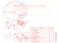 BAULETTO *NH1* per Honda SH 350 SPORTY 2022